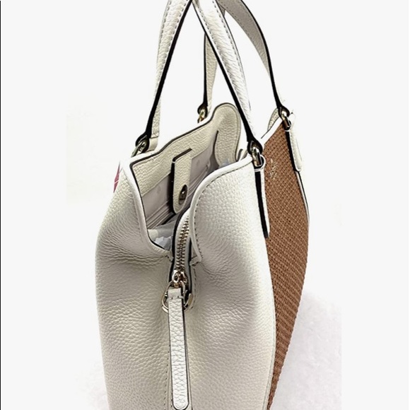 NWT 🆕 👛 Kate Spade ♠️ Jackson Straw Medium Triple Satchel - Picture 10 of 11